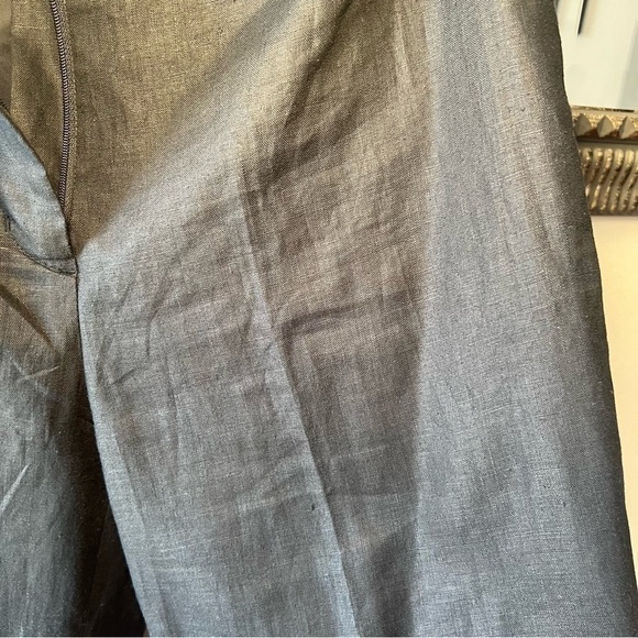 Merona Woman’s 100% Linen Mid Rise Pants Black Size 6 - Picture 5 of 12